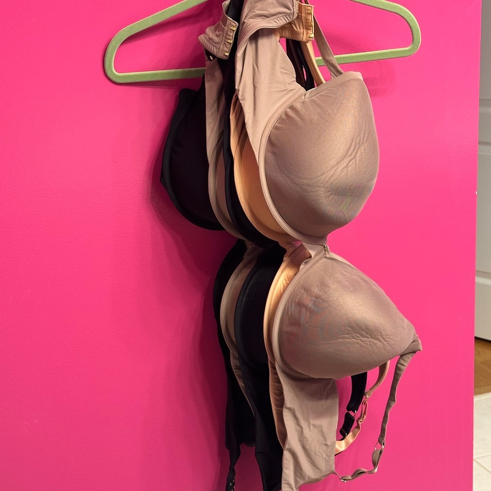 Third Love Women's Intimates Set - Black and Tan Bras Set of 5